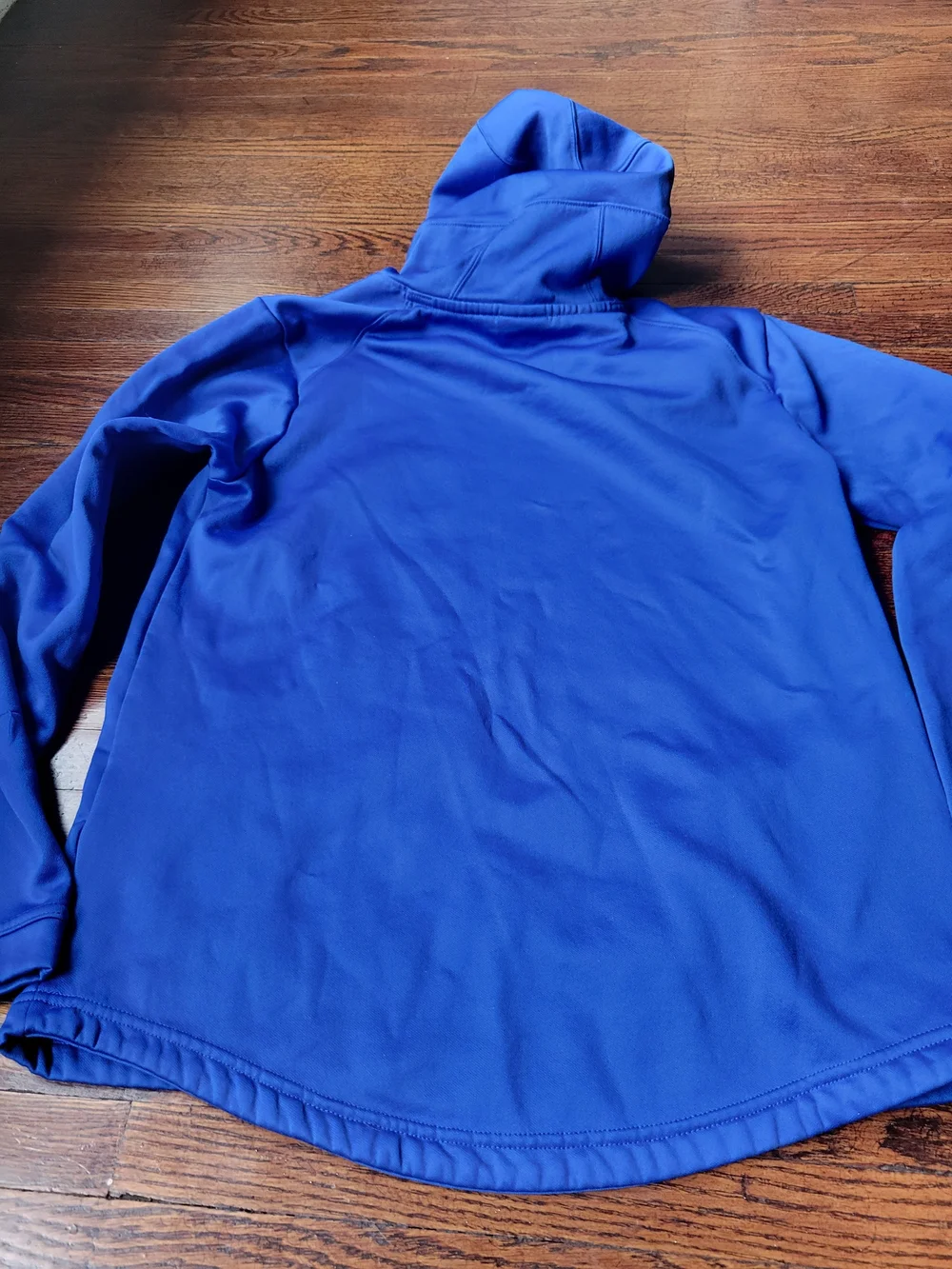 Nike Basketball Boys Blue White Hoodie Sweatshirt XL Activewear Dri Fit
